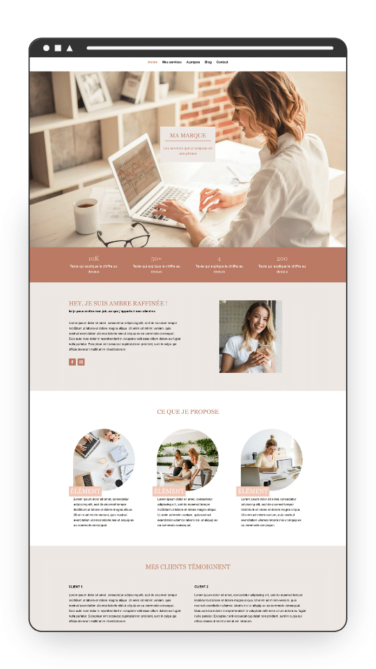 template ambre template ambre