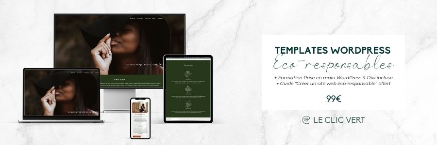 templates wordpress éco-responsables