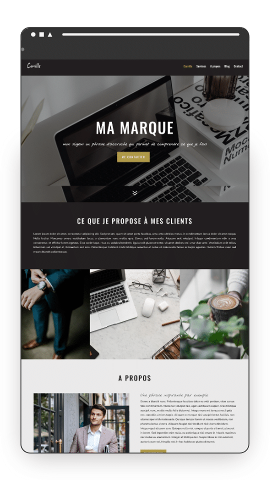 template camille template camille